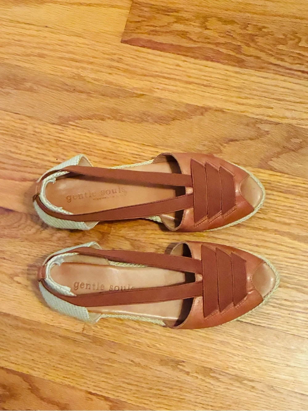 Kenneth Cole Espadrille Peep-Toe Wedges